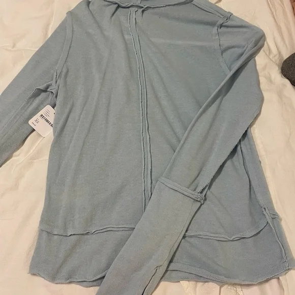 NWT light blue free people turtleneck! - Picture 3 of 5